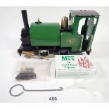 An MSS model garden railway steam engine - boxed as new