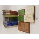 A small group of topographical books including Tours in Scotland by Chas St John and The Oxford,