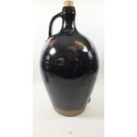 A large cider flagon by Russell Collins, Master Potter of Hook Norton Pottery, 50cm