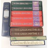 Five Folio Society book sets on the Middle Ages and The Greek Myths plus History of England,