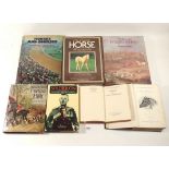 A group of books on horses and fox hunting etc. indluding The Complete Horse Encylopaedia