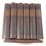 Old and New London by Walter Thornbury in six volumes with extra maps, published by Cassell