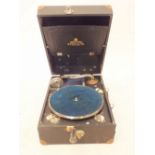 A Decca Salon portable gramophone