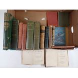 A box of books on Natural History including The Sea Shore by Furneaux, Flowers of the Field by