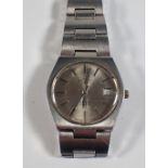 A Rotary vintage stainless steel gentleman's Incabloc wrist watch