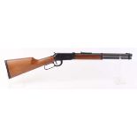 .177 Walther (Umarex) Co2 lever action air rifle, open sights, wood stock, no. W22606286 [Purchasers