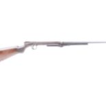 .177 BSA 'Light Model' under lever air rifle (c.1924), tap loading, iron sights, no. L22663 [