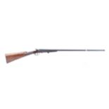 (S2) .410 Belgian double semi hammer, 28¼ ins barrels, folding side lever action, 14 ins straight