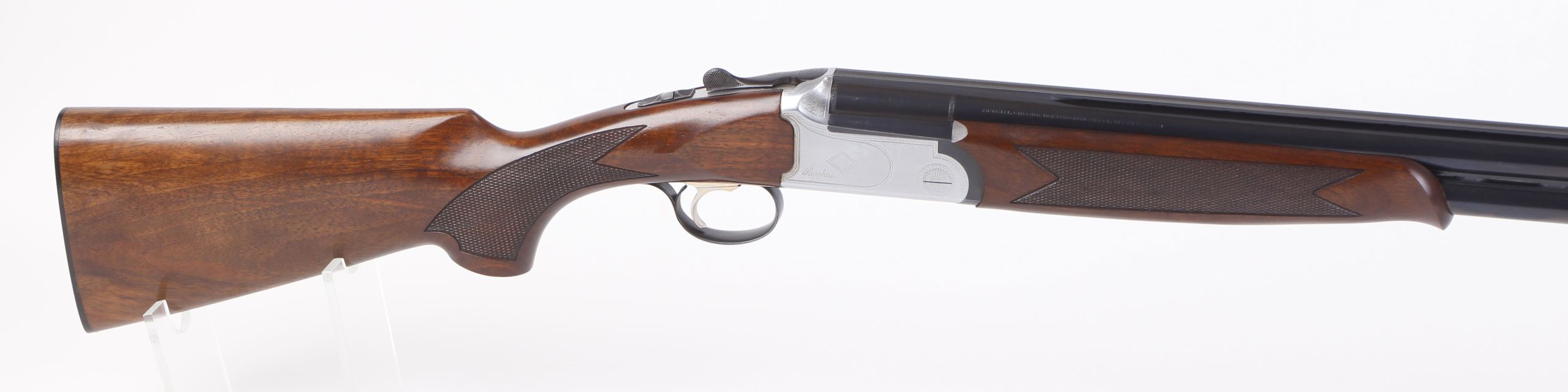 (S2) 12 bore White Diamond 'Sapphire' over and under, ejector, 29½ ins ventilated multi choke - Image 5 of 7