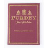 A new Purdey 'New Gun / Maintenance Record' book