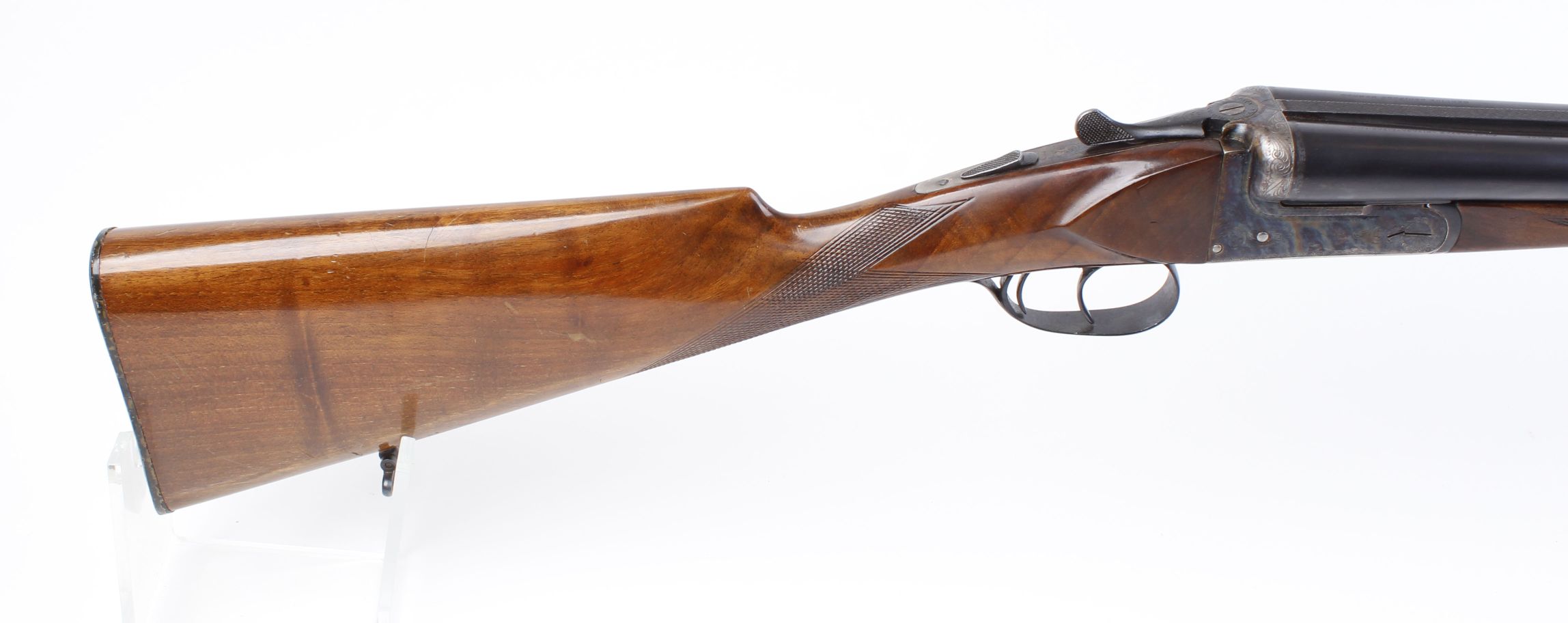 (S2) 12 bore boxlock non ejector, Spanish, 27¾ ins barrels, ¼ & ¾, game rib with bead sight, 2¾ - Image 4 of 7