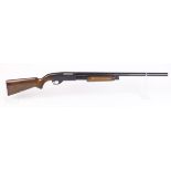 (S2) 12 bore Stevens Model 79, pump action, 3 shot, 28 ins ¾ choke barrel, ventilated rib, 3 ins