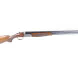 (S2) 12 bore Lincoln No.2 over and under, ejector, 27 ins barrels, ¾ & ½, broad ventilated rib, 76mm