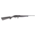 (S1) .22 CBC Magtech M7022 semi automatic rifle, 18½ ins screw cut barrel (capped), 10 shot