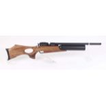 (S1) .22 Daystate Air-Wolf MCT pre-charged single shot air rifle, ergonomic thumbhole stock, no.