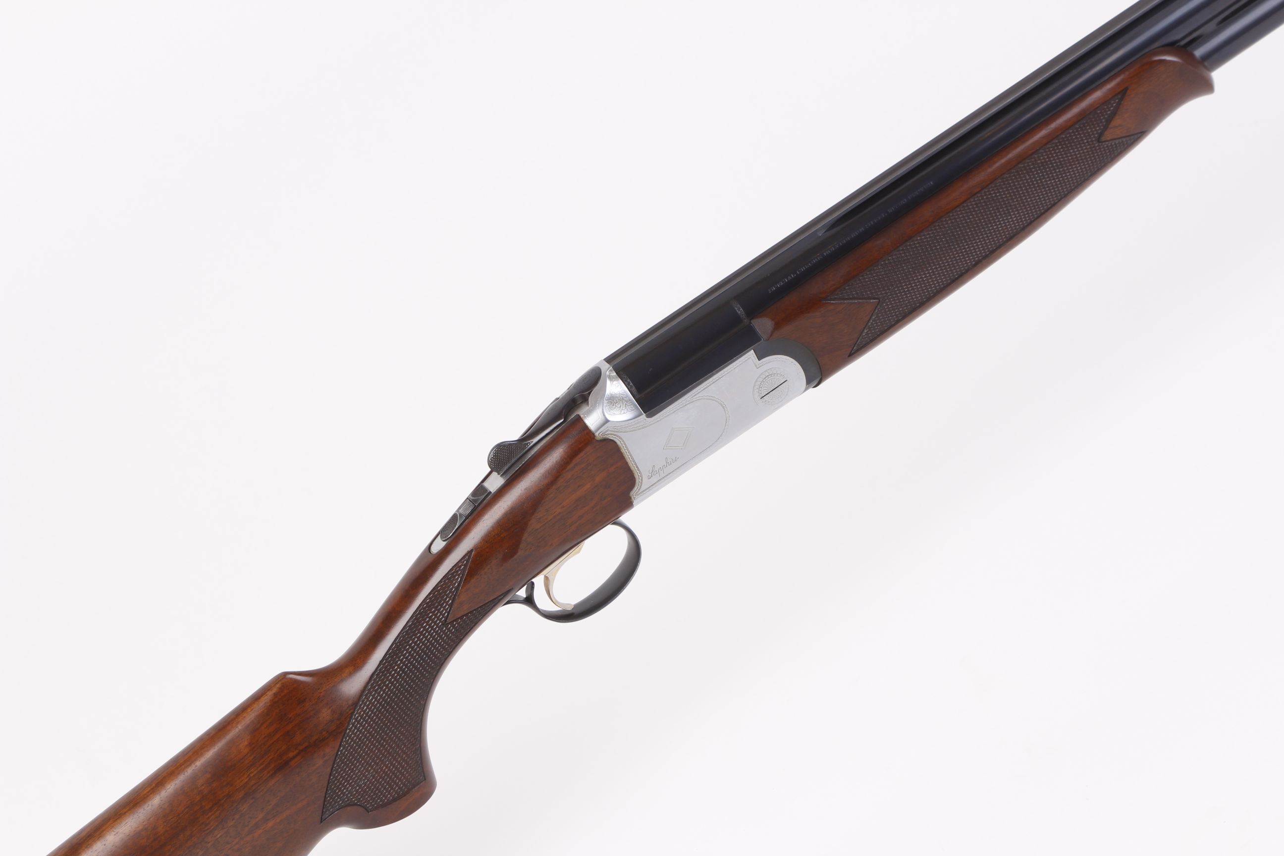 (S2) 12 bore White Diamond 'Sapphire' over and under, ejector, 29½ ins ventilated multi choke - Image 4 of 7