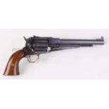 (S1) .44 Pietta Navy Arms Co. black powder percussion revolver, 8 ins octagonal barrel with target