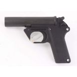 (S1) 26.5mm Heckler & Koch P2A1 flare pistol, no. 16913 [Section 1 licence required. Collection in