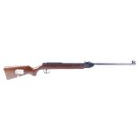 .177 Diana Model 24 break barrel air rifle, original sights, fitted scope rail, no. 768606 [