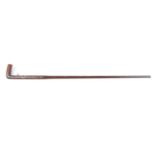 (S5/S2) .410 walking stick shotgun, English, 25½ ins barrel with bead sight, brown painted outer (