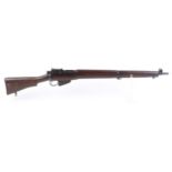 (S1) .303 Enfield No.4 Mk1* bolt action service rifle dated 1945, in military specification, Mk3 &