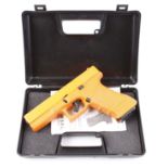 8mm Gap (Glock 19 copy) blank firing starting pistol in black plastic case with cleaning brush. This