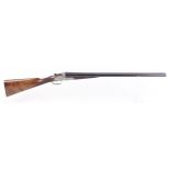 (S2) 12 bore sidelock ejector Army & Navy, 28 ins discreetly sleeved barrels, ic & ¾, concave top