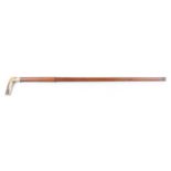 (S5/S2) .410 Walking stick shotgun by Dumothier, 24 ins barrel with Malacca cane outer, white