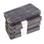 Four SLR rifle magazines