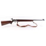 (S1) .220 BSA martini action target rifle, 28½ ins heavy barrel, tunnel foresight and Parker Hale