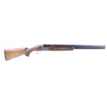 (S2) 12 bore Nikko Shadow Skeet over and under, ejector, 27½ ins barrels with ¾ ins file cut