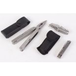 Folding multi tool with two folding penknives