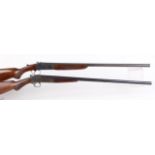 (S2) 12 bore Remington hammerless single, 30 ins barrel, ½ choke, 2½ ins chamber, unusual side-lever