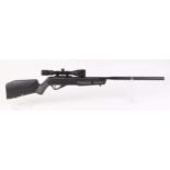 .22 Benjamin Steel Eagle NP2 break barrel air rifle, moderated barrel, mounted 3-9 x 40AO Center