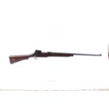 (S1) 7.62mm Enfield P14 RE sporterised bolt action rifle, 28½ ins barrel (sights removed),