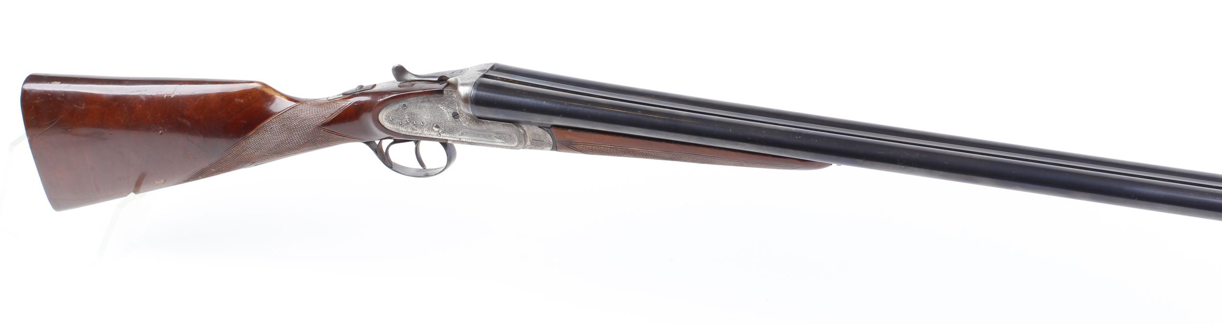 (S2) 12 bore sidelock ejector Gunmark Silver Kestrel, 27 ins barrels, ¼ & ½, 70mm chambers, engraved - Image 5 of 6