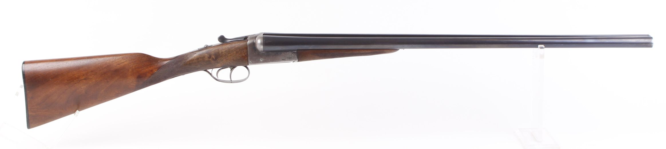 (S2) 12 bore boxlock non ejector by AYA, 28 ins barrels, ½ & full, 70mm chambers, plain action,