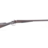 (S2) 12 bore double hammer gun by Army & Navy, 30 ins barrels, the rib inscribed ARMY & NAVY CSL