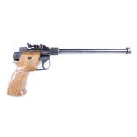 (S5) .22 Disset dart pistol, adjustable sights, wood grips, no. 4969 [Purchasers note: Section 5