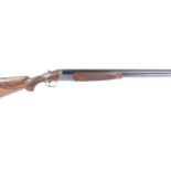 (S2) 12 bore Luigi Franchi over and under, ejector, 28 ins barrels, full & ½, file cut ventilated