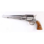 (S1) .44 Hilton Gun Company New Model Army black powder percussion revolver, 8 ins octagonal sighted