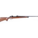 (S1) .308(Win) BSA bolt action rifle, 24 ins heavy barrel, receiver mounted scope blocks, internal