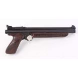 .22 Crosman Model 1322 Medalist pump up air rifle, open sights, wood effect grips, no. 279052093 [