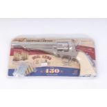 .177/BB Sheridan Cowboy Remington style Co2 pistol in original blister pack with BB's cartridges and