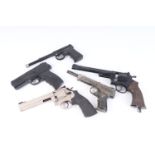 5 various air pistols for spares or repair to incl. The Gat gun, .177 Daisy Powerline, Diana SP50