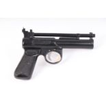 .177 Webley Junior Mark 2 top lever air pistol, open sights, no. 56