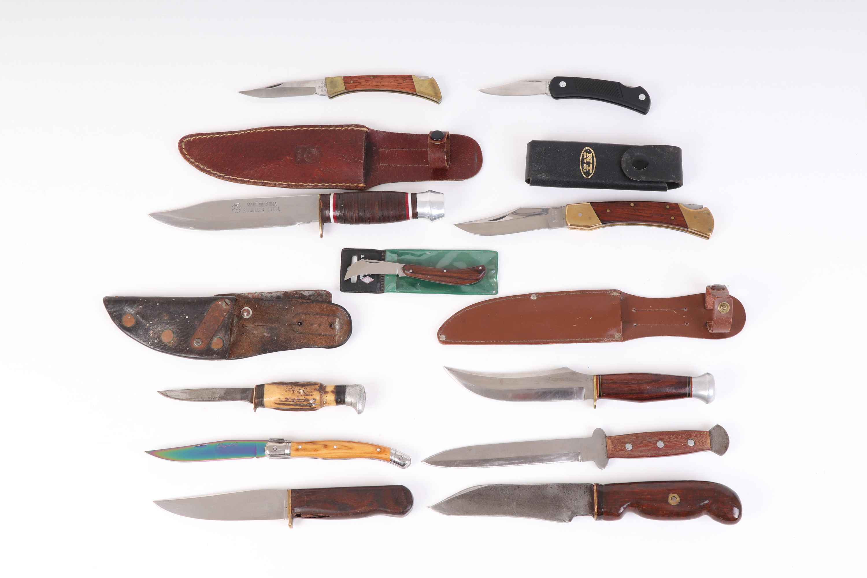 Various sheath knives, folding pocket knives, etc. - Image 2 of 3