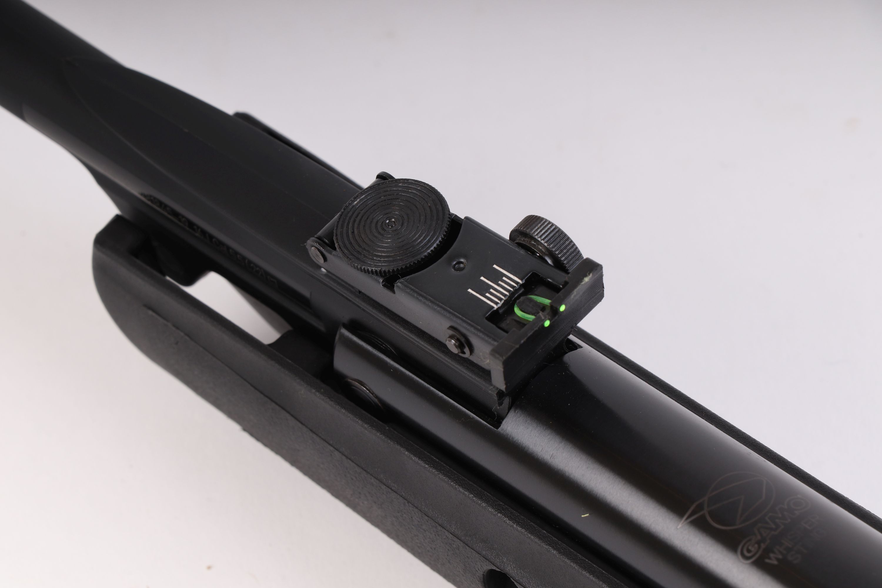.22 Gamo Whisper Sting break barrel air rifle, blade and ramp sights, black synthetic stock, no. - Image 9 of 10