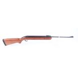 .22 BSA Airsporter Mk.6 under lever air rifle, open sights, tap loading, scope grooves, nvn