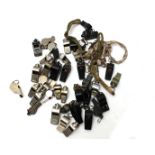 Various vintage whistles to include 13 x 'The Acme Thunderer' 58 and 58.5, 16 x plastic whistles